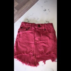 One Teaspoon Kids Viona Denim Skirt